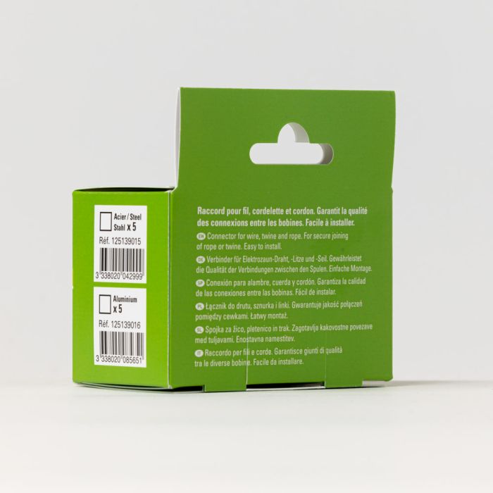 5 Aluminium connectors for ropes BEAUMONT