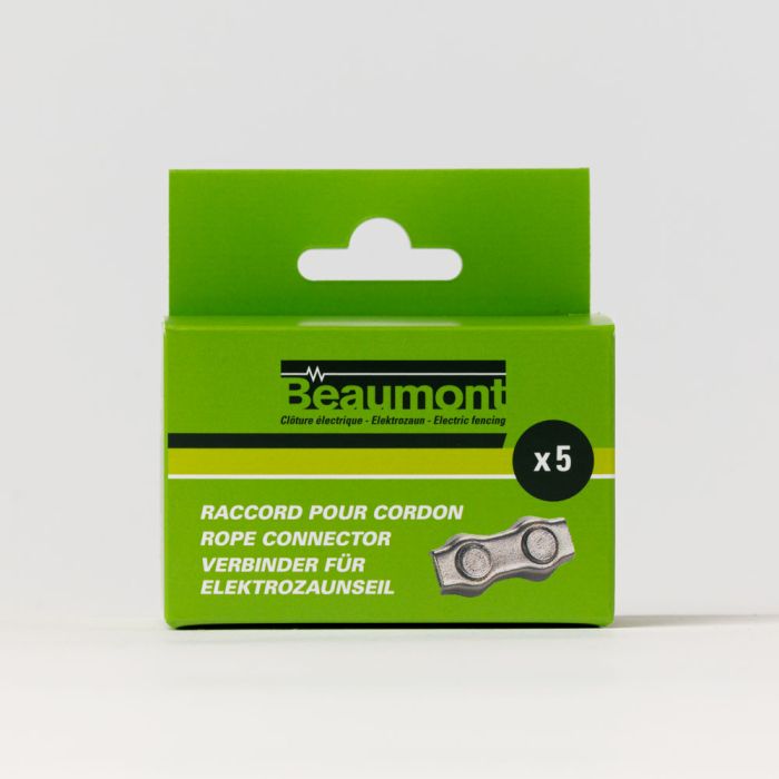 5 Aluminium connectors for ropes BEAUMONT