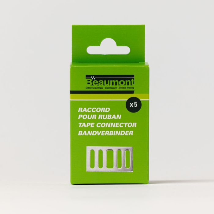  5 Raccords en aluminium pour ruban 40 mm BEAUMONT