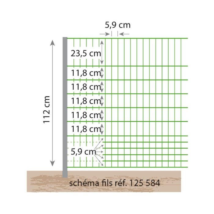 Geflügelnetz 1,12M 50m BEAUMONT