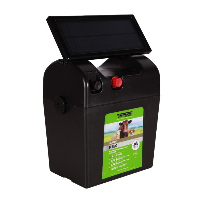 Battery energiser CLASSIC P180 with solar panel BEAUMONT