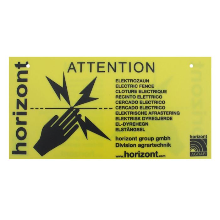 International warning sign  Horizont 