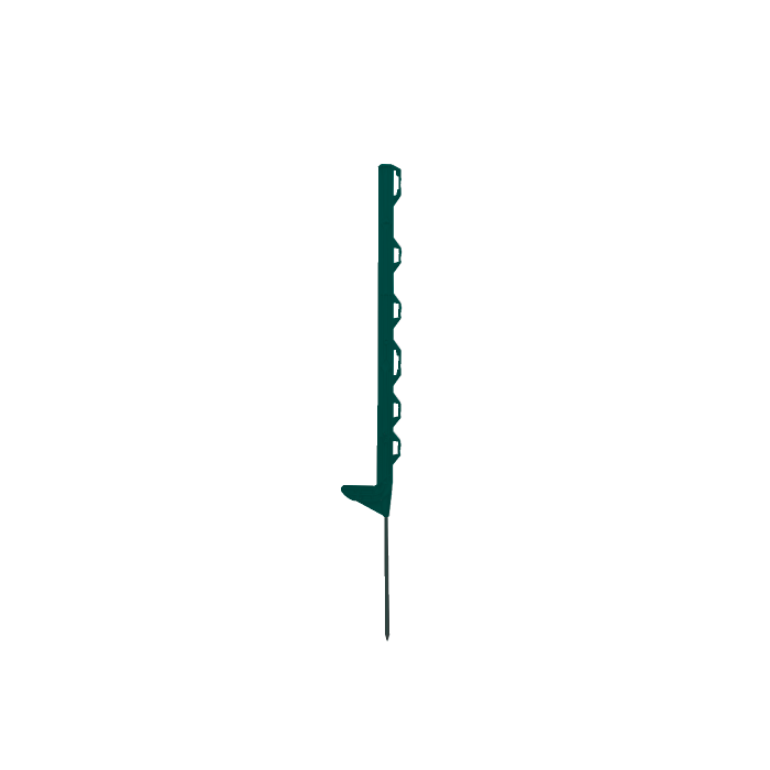 5 green fence posts SMART 78cm HORIZONT 