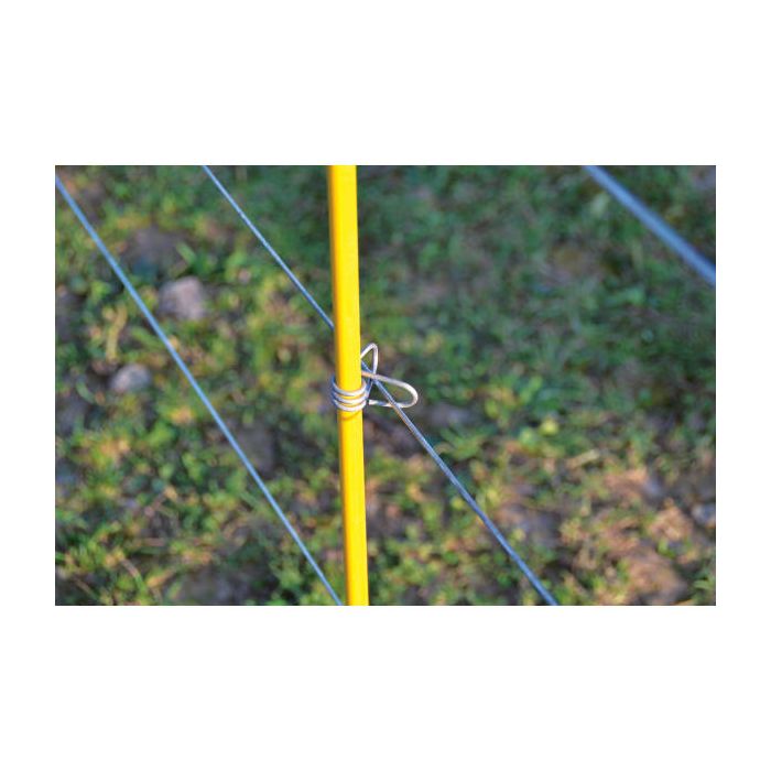 100 Klemmisolatoren für 12mm Rundpfahl