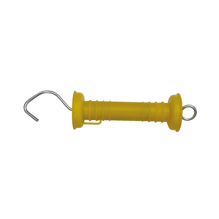 Gate handle FARMER G with hook yellow  HORIZONT