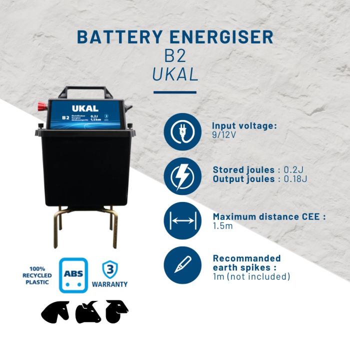 Weidezaungeräte B2 0.2J/1.5km UKAL