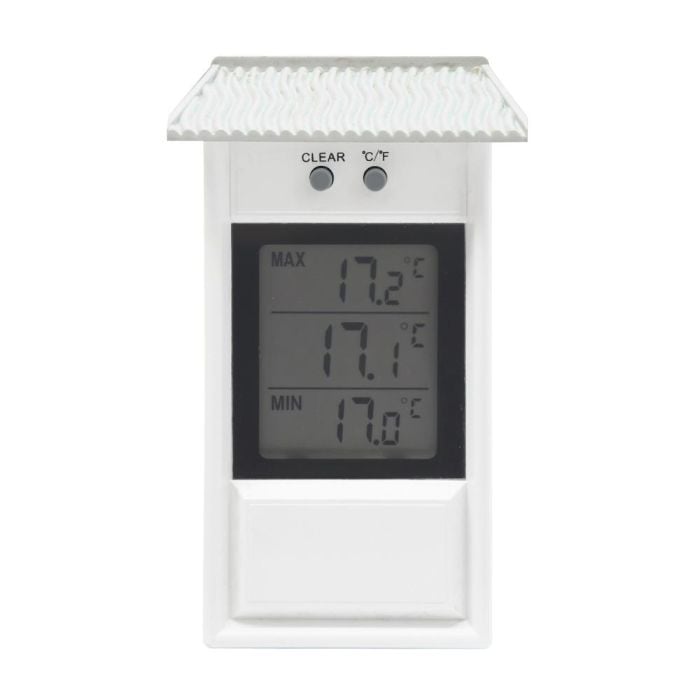 Thermomètre digital mini/maxi blanc UKAL
