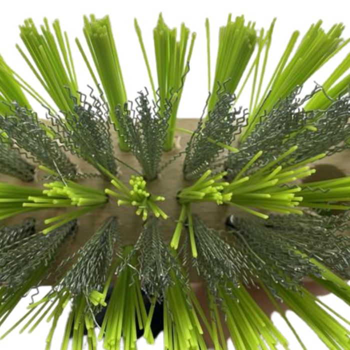 Green scrubbing broom - 29 cm