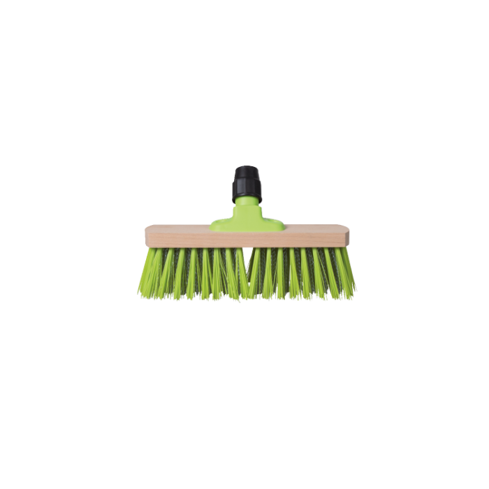 Green scrubbing broom - 29 cm