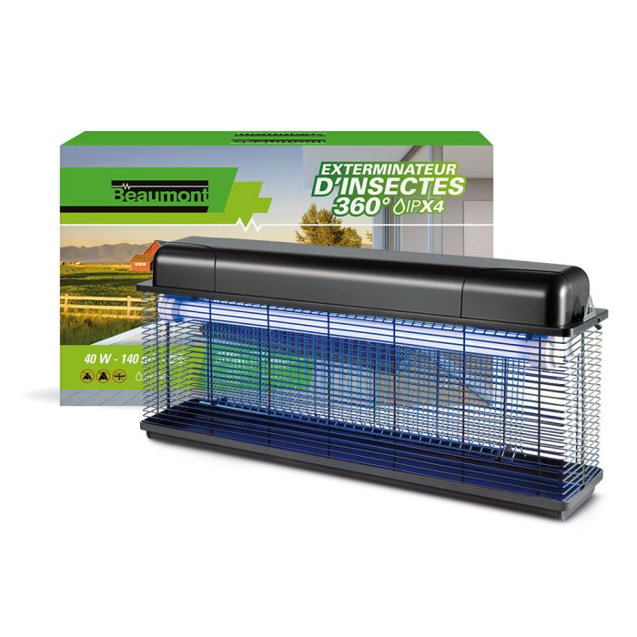 Exterminateur pour insectes 40W IPX 4 360°