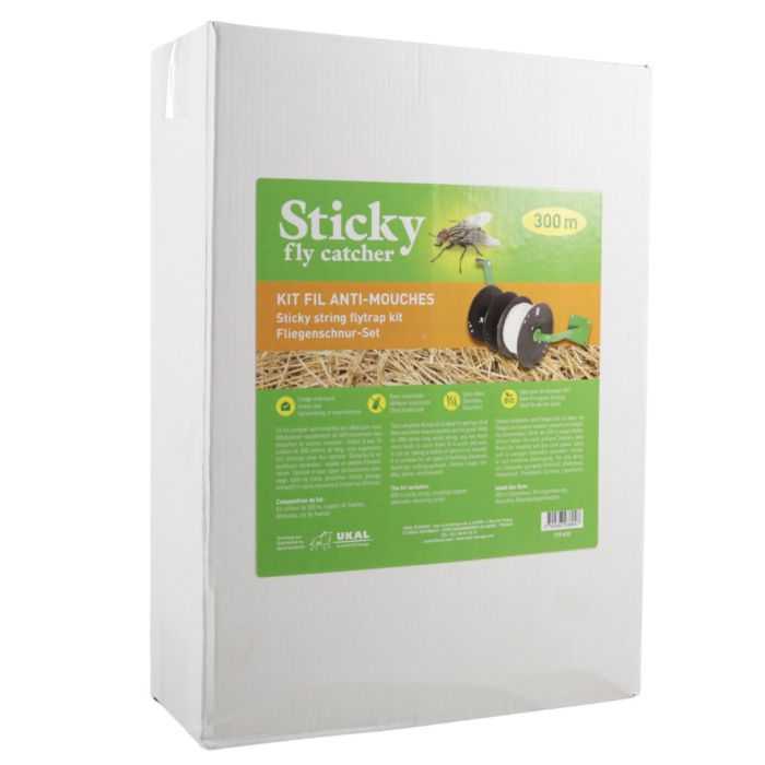 Kit complet fil attrape-mouches STICKY STRING 300 m