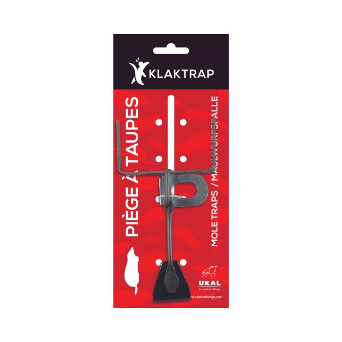 Piège à taupe double rivet KLAKTRAP
