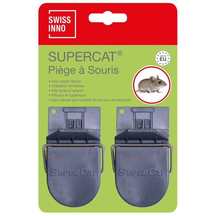 8*2 Pièges à souris SUPERCAT - SWISSINNO
