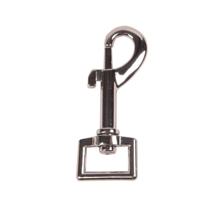 Steel trigger hook with rotating eye 20 mm