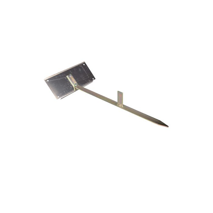 Spike for solar panel incl. mounting plate