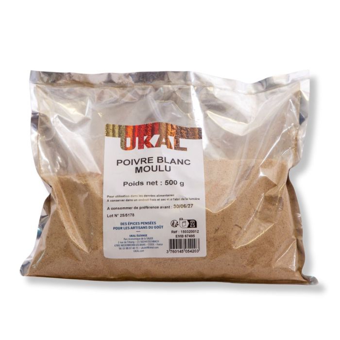 Ground white pepper 500 g UKAL