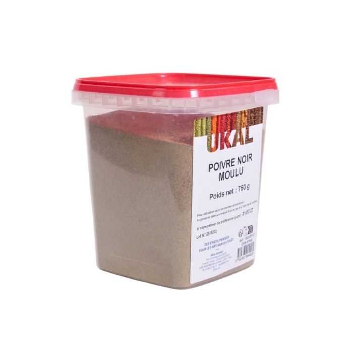  Gemahlener schwarzer Pfeffer 750 g UKAL