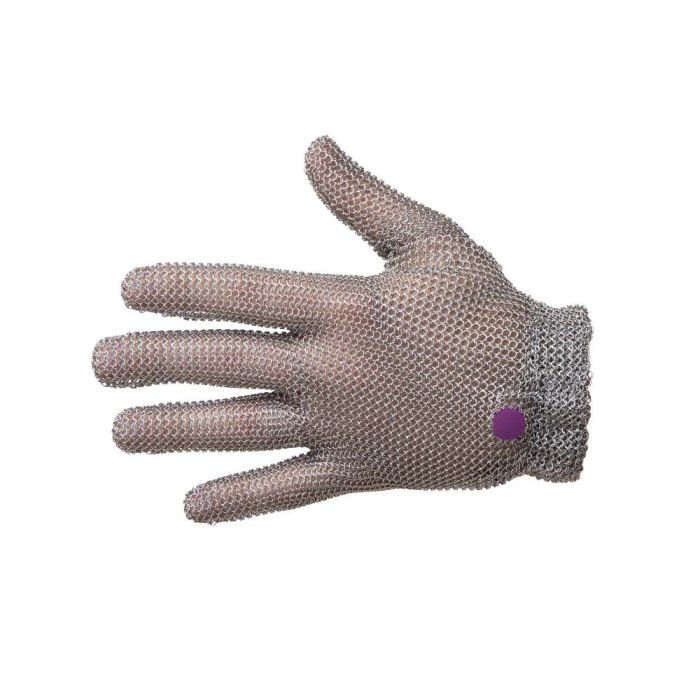 Edelstahl-Kettenhandschuh für die Lebensmittelindustrie, Größe XXL, WILCO