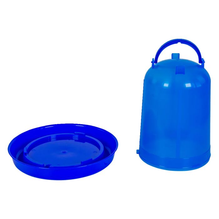 Abreuvoir bleu transparent 5 l, CHICK'A