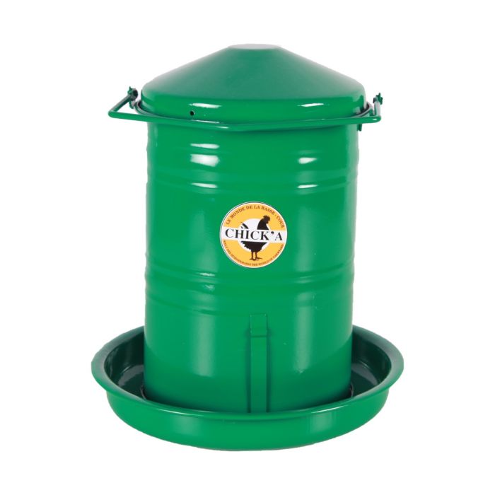 Enamelled feeder hopper using rack and pinion 5L