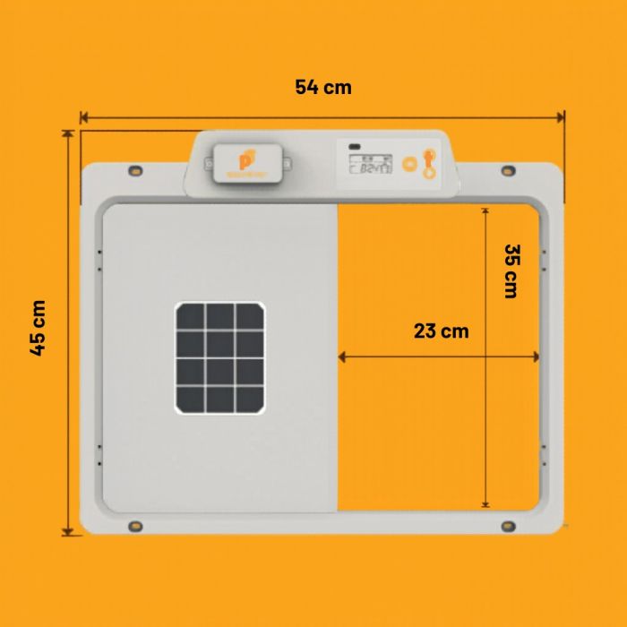 Automatischer horizontaler automatische Hühnerklappe für Hühnerstall CHICKA