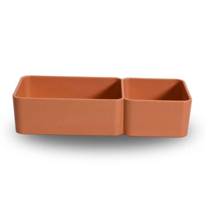 Mangeoire double beige pour rongeurs CHICK'A