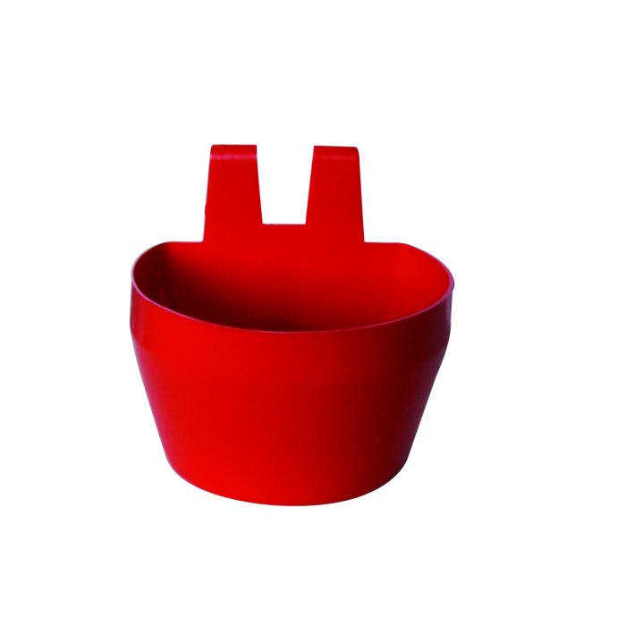 Red plastic bowl, 300 ml - pack of 2