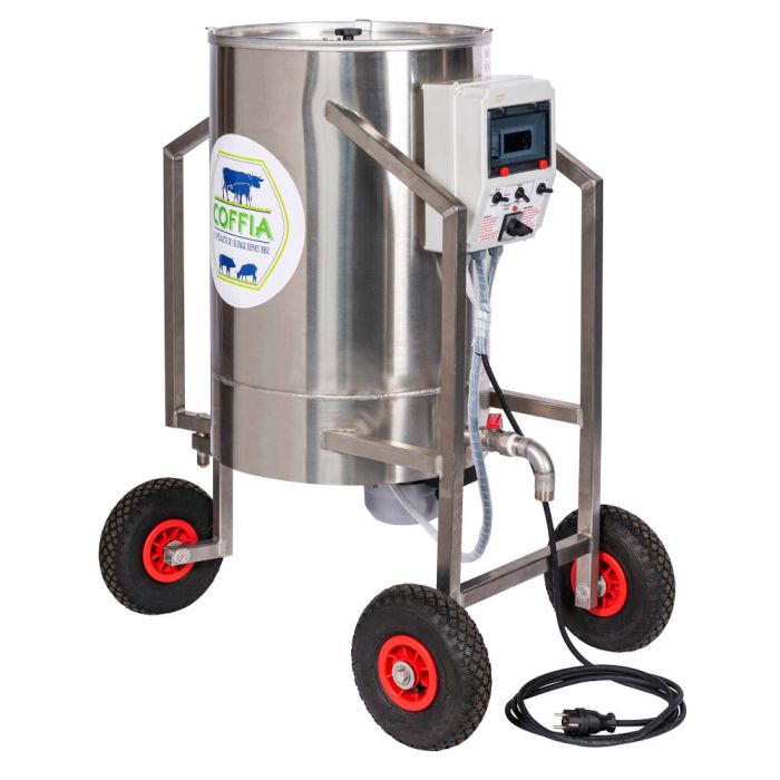 Thermiseur en Inox sur roues 100L