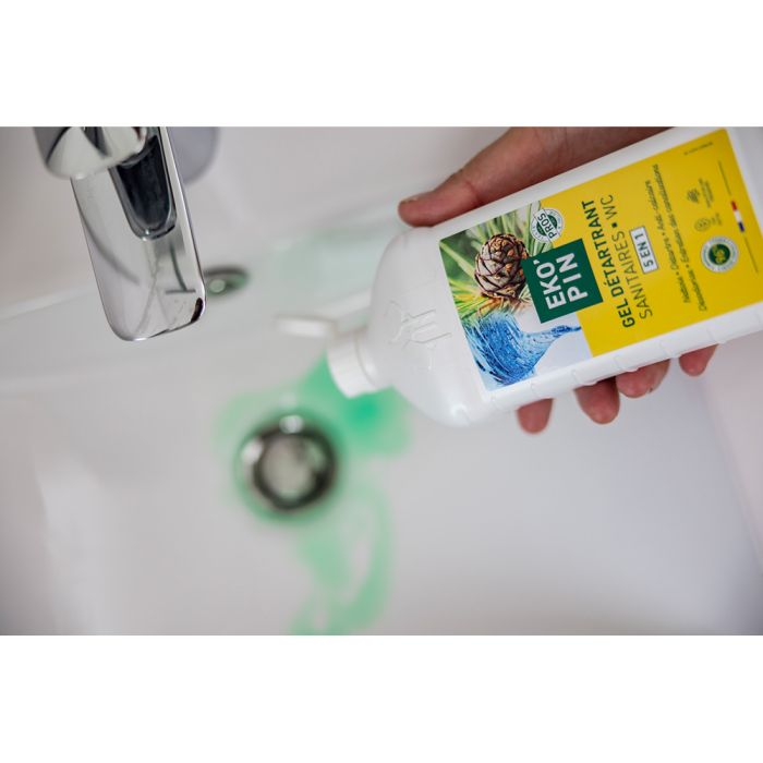 Gel détartrant sanitaires - WC 5 en 1 EKO'PIN 1L