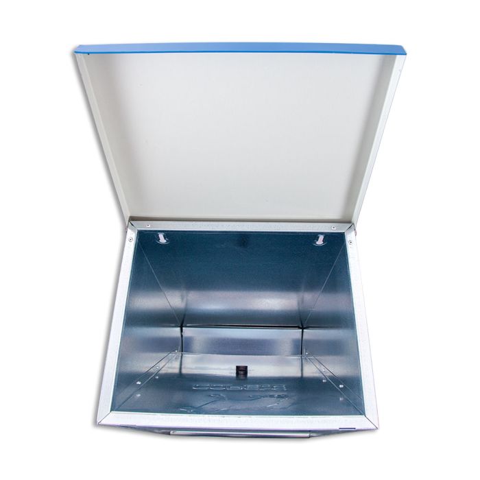 Futternapf mit Trichter aus verzinktem Blech 10L für Hunde COPELE