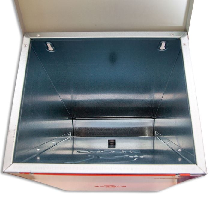 CAN-Trichter-Futterhaus aus verzinktem Blech 27 L für Hunde COPELE