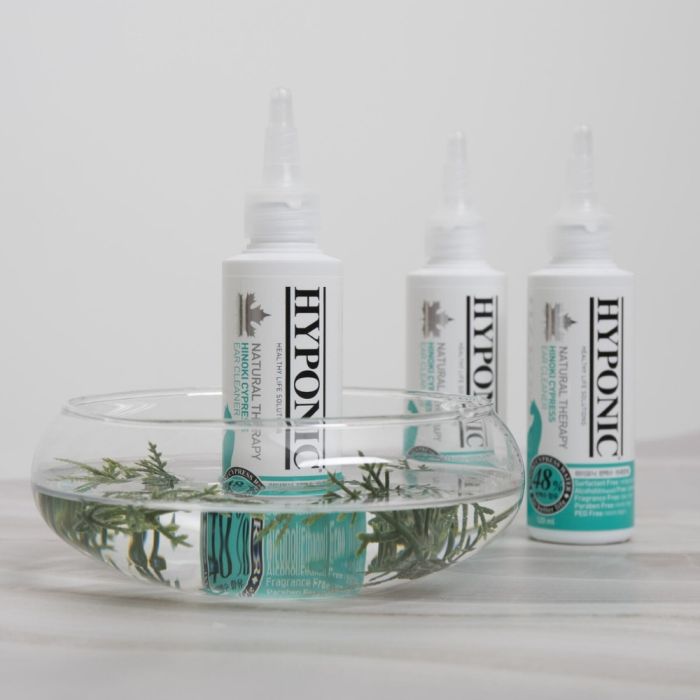 Nettoyant oreille naturel et hypoallergénique pour chat 120 ml HYPONIC