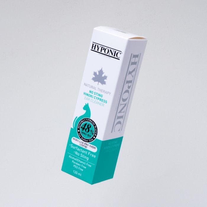 Nettoyant oreille naturel et hypoallergénique pour chat 120 ml HYPONIC