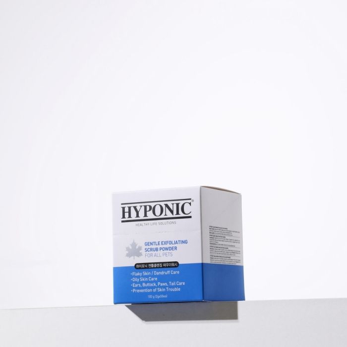 Shampoing exfoliant en poudre pour chiens et chats 50 x 2 g HYPONIC