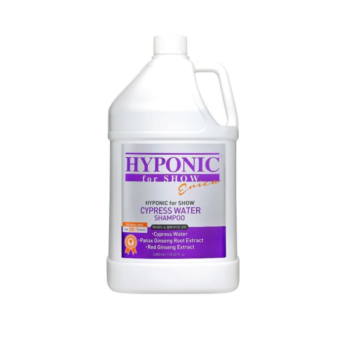 Shampoing pro nettoyant et volume pour chiens de concours 3,8 L HYPONIC
