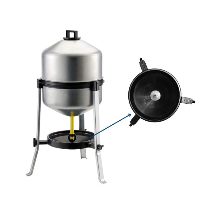 Galvanised siphon trough cup CHICK'A 