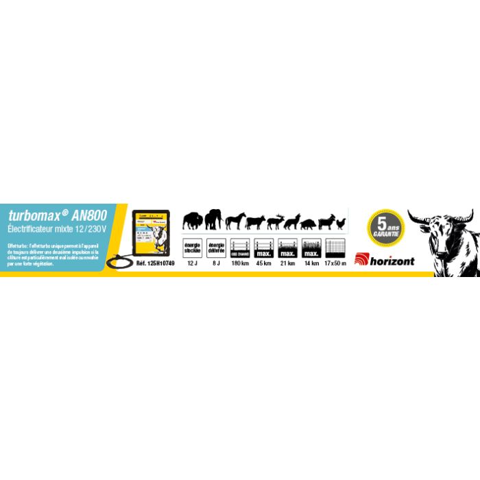 Bande de rive turbomax® AN800 HORIZONT 