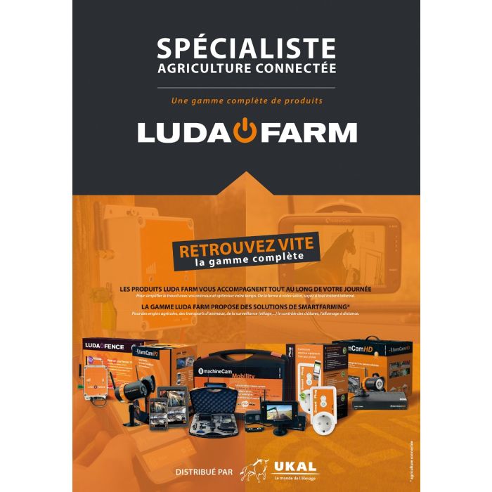 Poster de gamme LUDA FARM en version française 