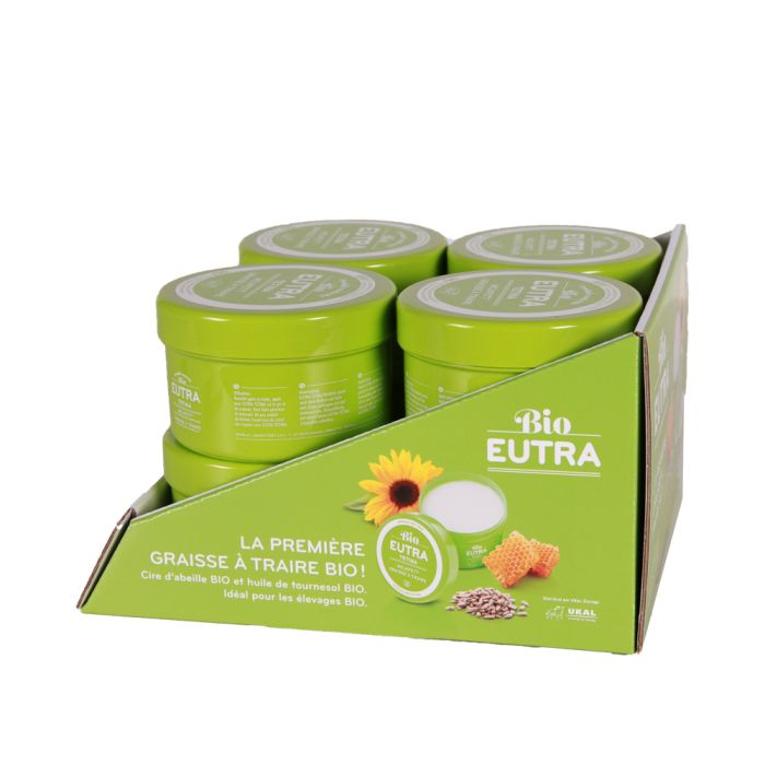 Présentoir de comptoir graisse à traire EUTRA Bio