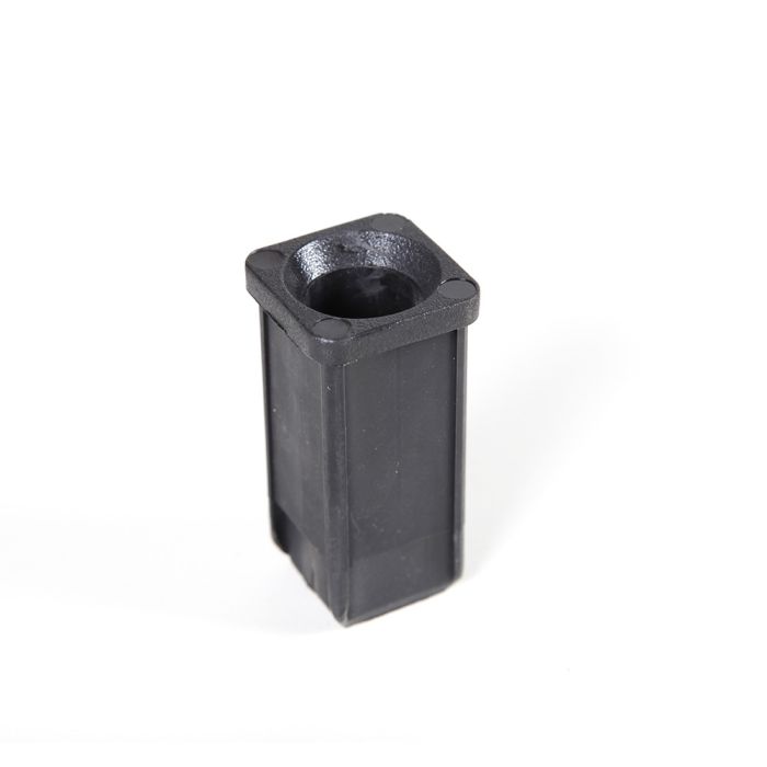 Quadratische schwarze Endkappe für S600-Stab