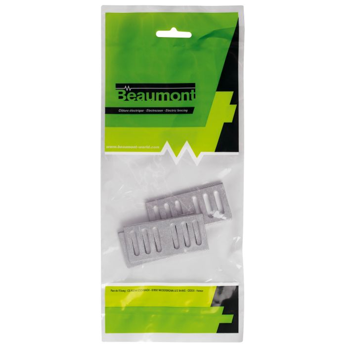  5 Aluminium-Verbindungsstücke für 40-mm-Band unverpackt BEAUMONT