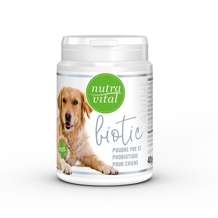 Aliment complémentaire probiotique pour chiens NUTRAVITAL 40g