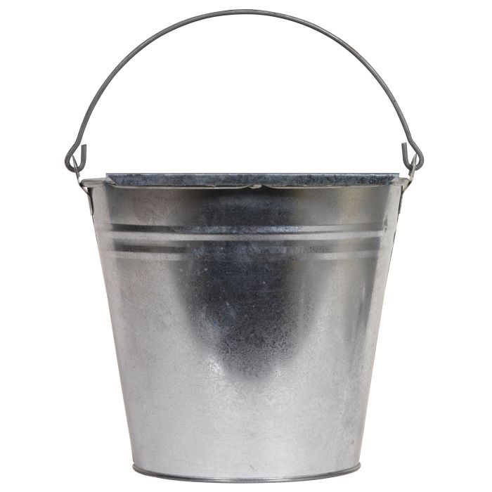 Metal bucket constant level drinking trough 12L