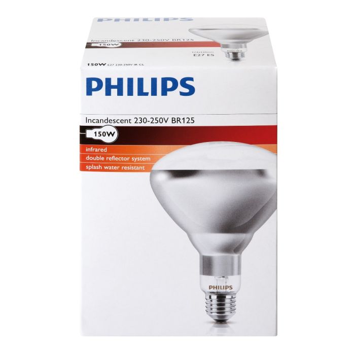 Philips IR light bulb 150 W - White