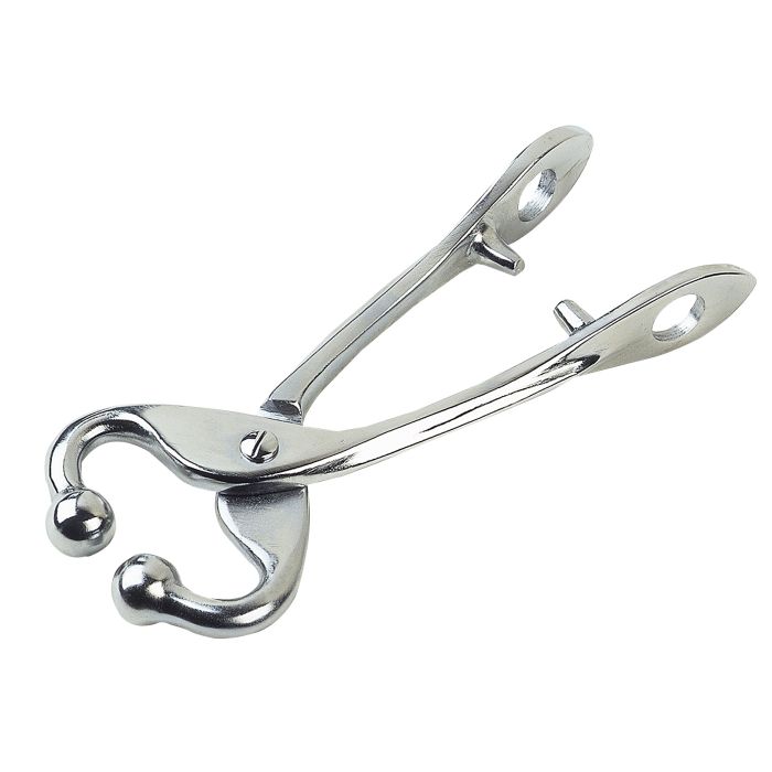 Bull holder without chain nickel plated forged steel