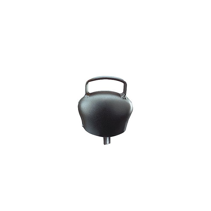 Black blue curved steel bell 64 mm