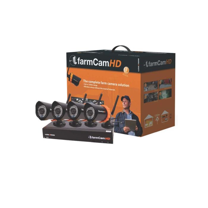 Kit complet FarmCamHD avec 4 caméras LUDAFARM
